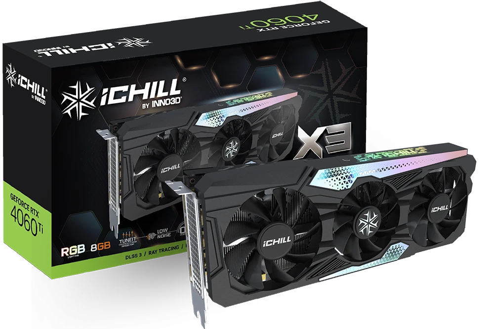 INNO3D GeForce RTX 4060 Ti 8GB iCHILL X3